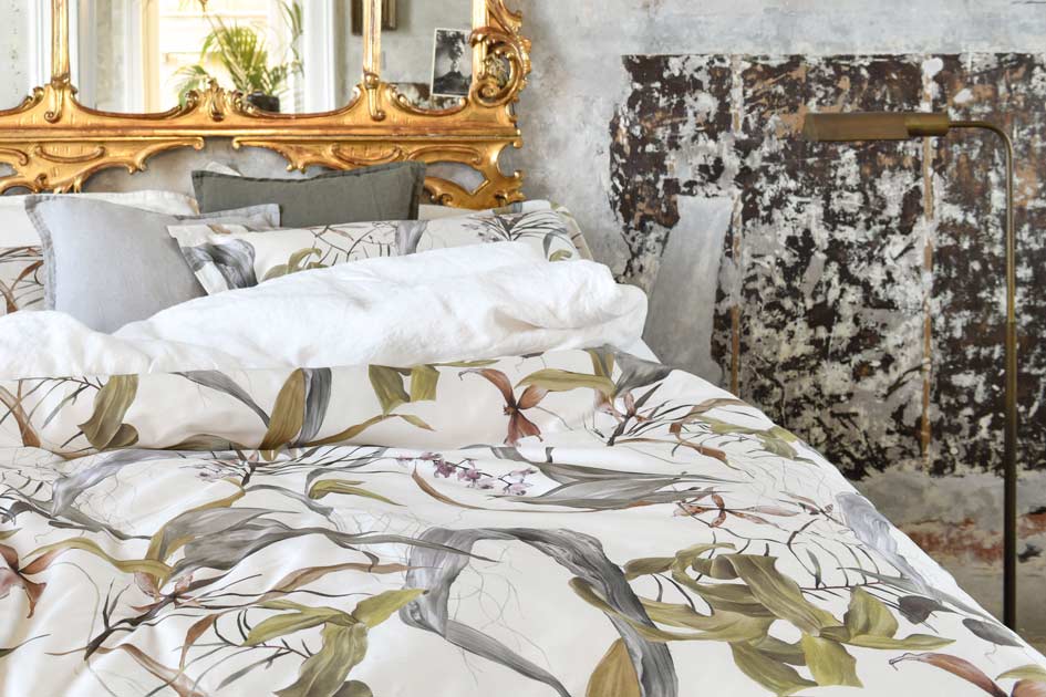 biancheria da letto stile tropical