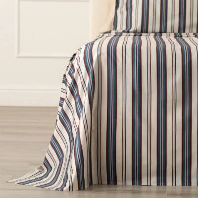 Completo Letto In Raso 300 Fili Fantasia Regimental Kelburn