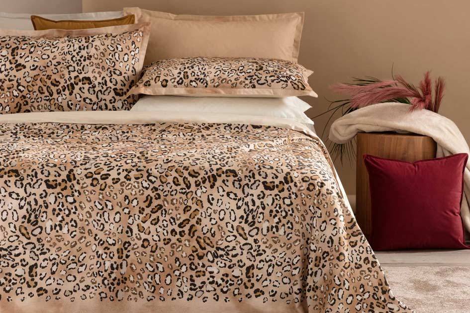 biancheria da letto animalier