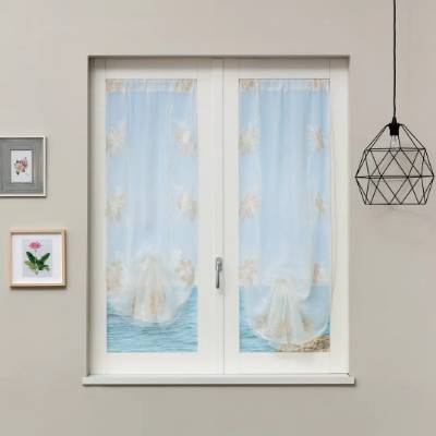 Coppia Tendine Roll Up Ricamate Margot