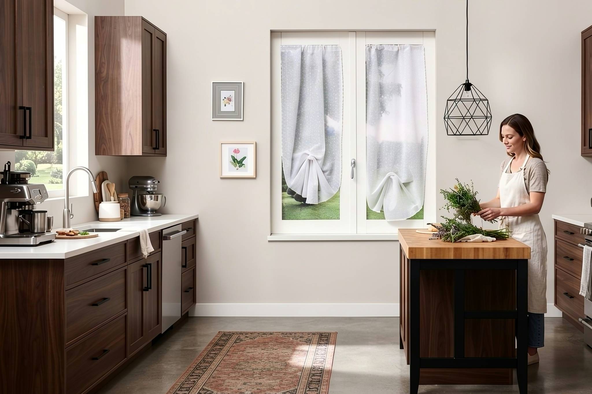 idee per tende in cucina
