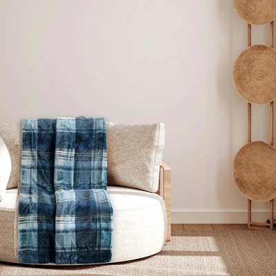 Plaid In Ecopelliccia Stampato Milot