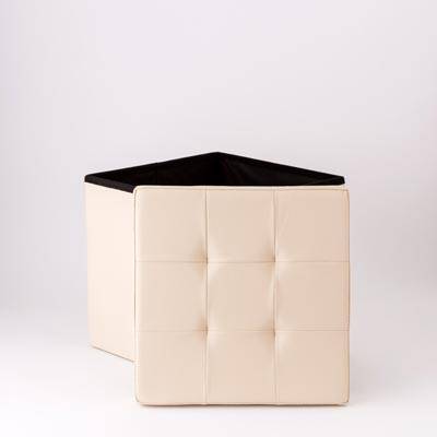 Pouf In Simil-pelle Smart