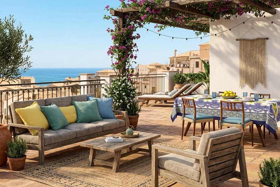 arredamento per terrazzo
