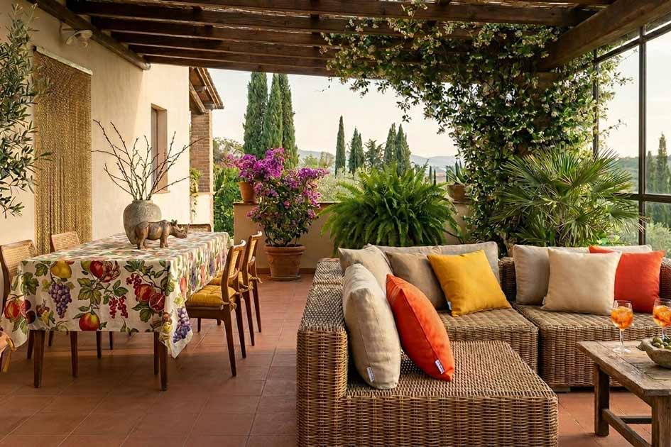 arredare terrazzo grande