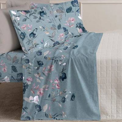 Completo Lenzuolo Copriletto Clemence no Stiro