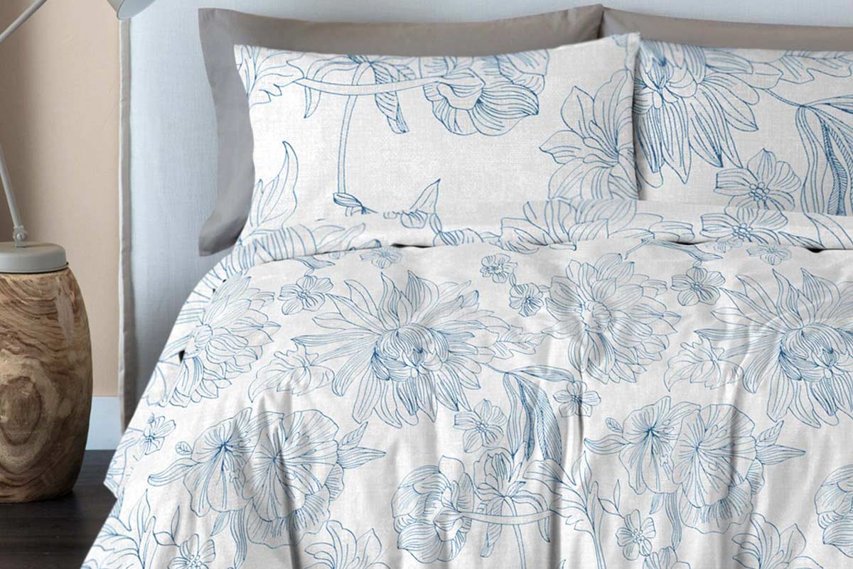 Jennifer Adams Botanical Dream Set Di Lenzuola Matrimoniali 1000 Fili - Misto Bambù Viscosa, Betulla, Lusso Morbido E Traspirante