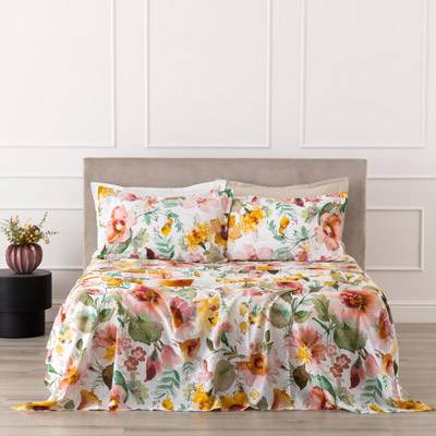 Completo Letto In Percalle Melika