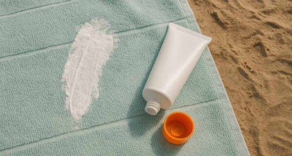 come togliere macchie di crema solare dai tessuti