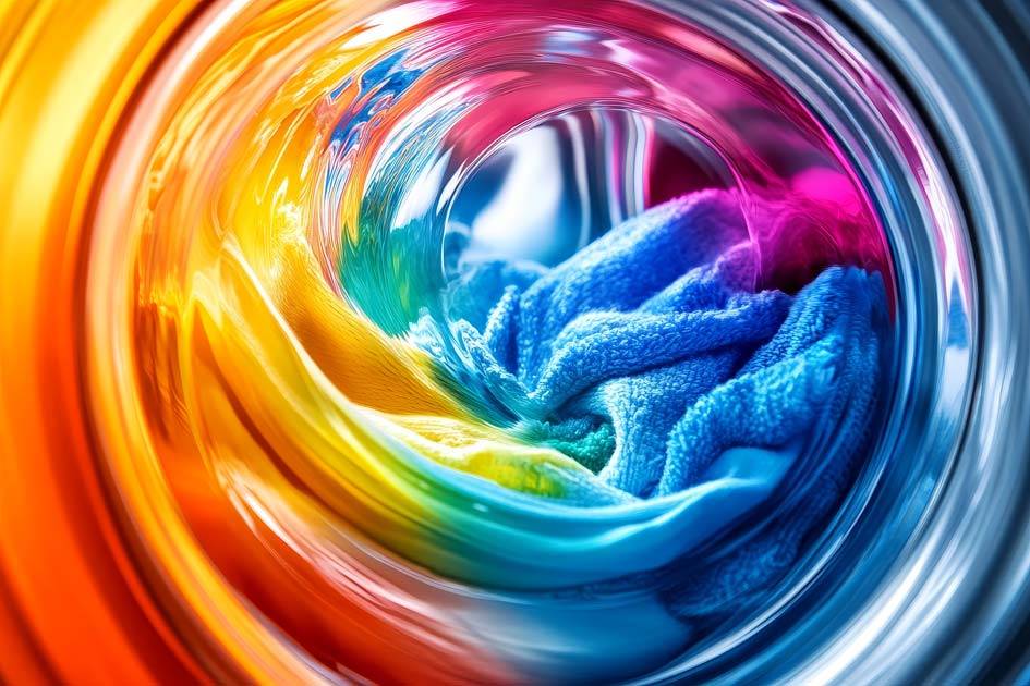 smacchiare tessuti colorati
