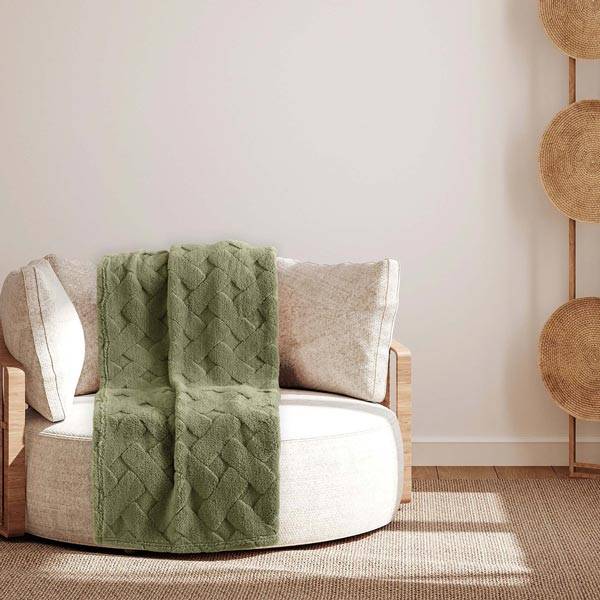 Plaid Ecopelliccia Jacquard Fabula