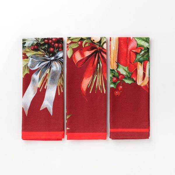 Set 3 Canovacci In Stampa Flake