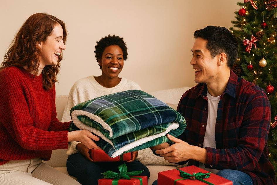 regalo di Natale plaid