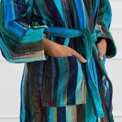 Accappatoio Jacquard Groovy Stripe
