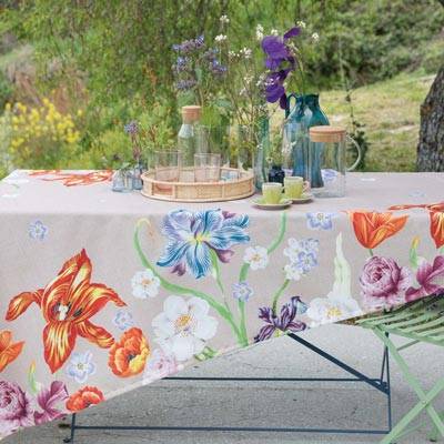 Botanik Tovaglia In Twill Antimacchia