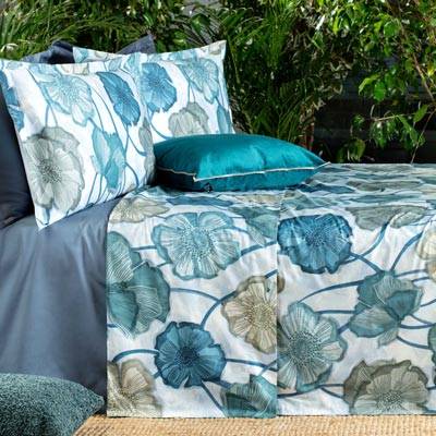 Completo Lenzuolo Copriletto In Raso Keira