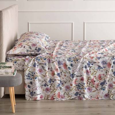 Completo Lenzuolo Copriletto No Stiro Cecilia