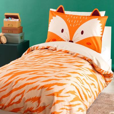 Parure Copripiumino In Percalle Robin