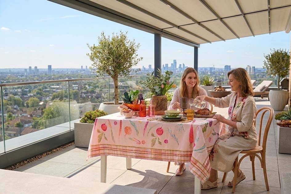 apparecchiare per pranzo in primavera