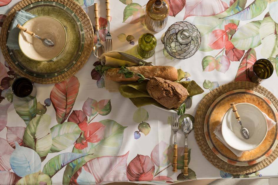 apparecchiare tavola primaverile